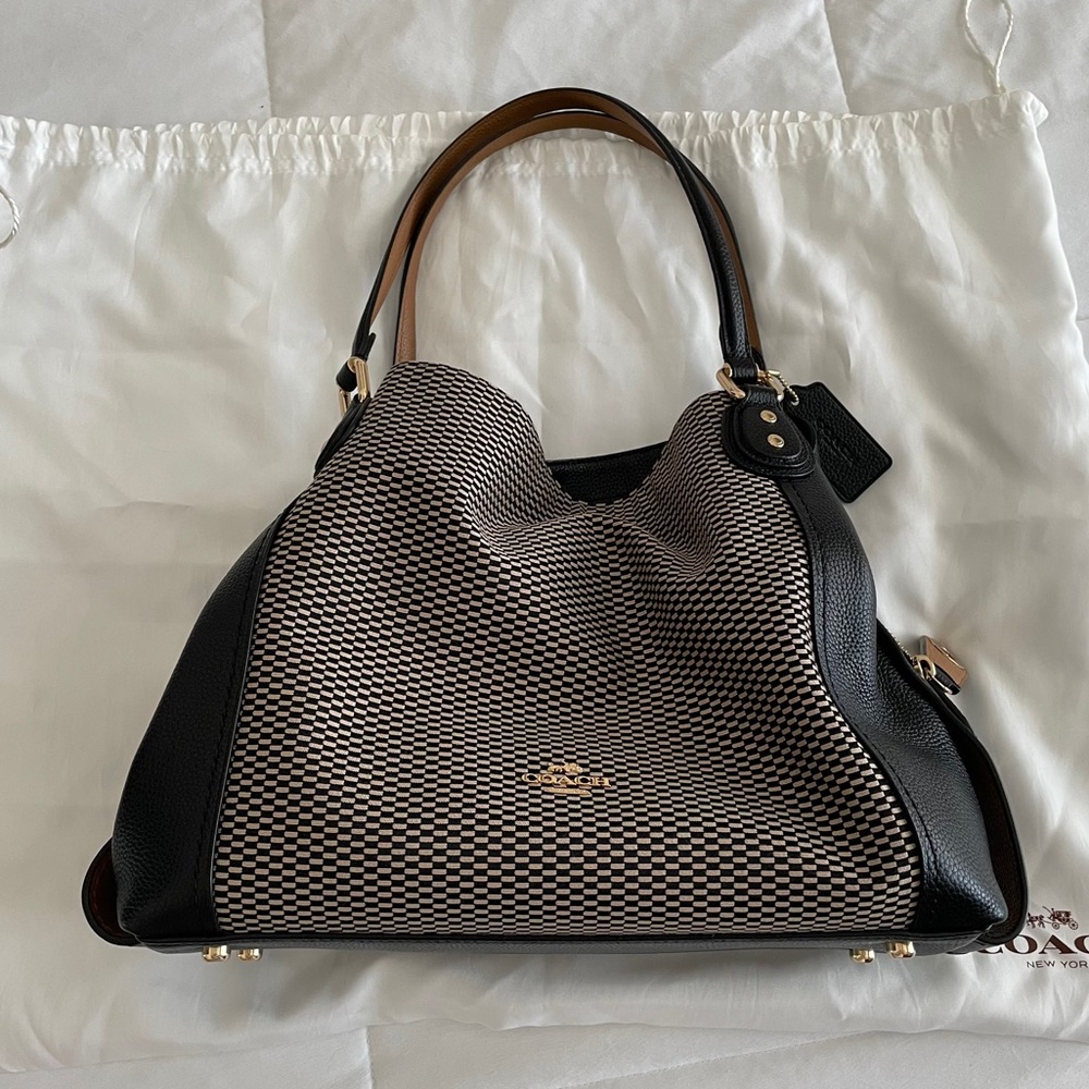Coach Legacy Jacquard Edie 31 Medium Shoulder Bag